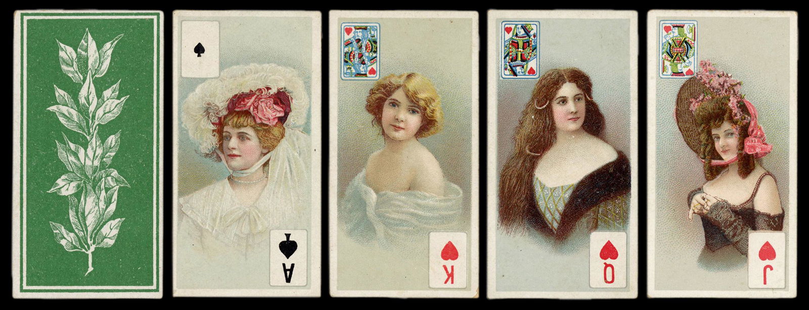 Beauties Tobacco Cigarette Insert Playing Cards. (1 of 1)