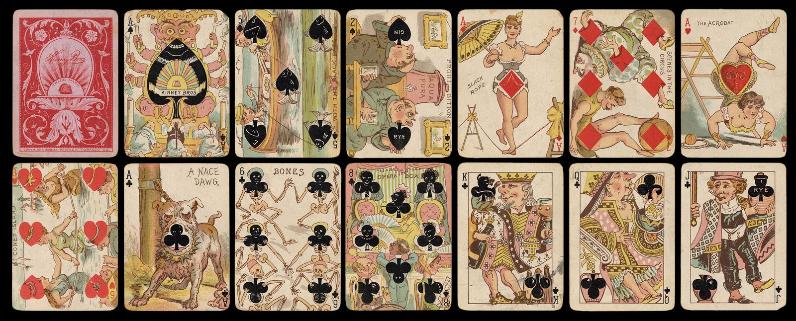 Kinney Harlequin II Transformation Playing Cards. (1 of 1)
