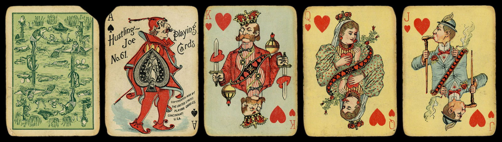 Hustling Joe No. 61 Playing Cards. Cincinnati: USPC, (1 of 1)