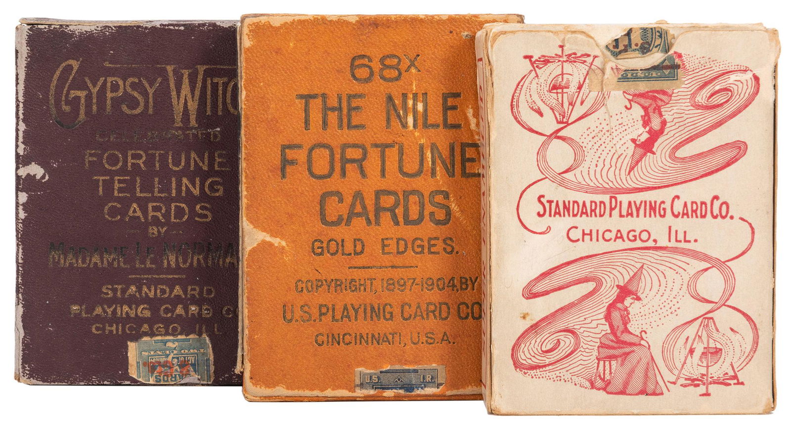 Three Fortune-Telling Decks of Playing Cards. Including (1 of 1)