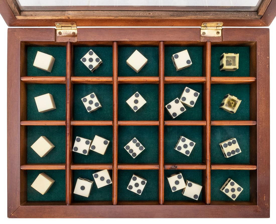 Collection of T.R. King Crooked Dice. Los Angeles: (1 of 2)