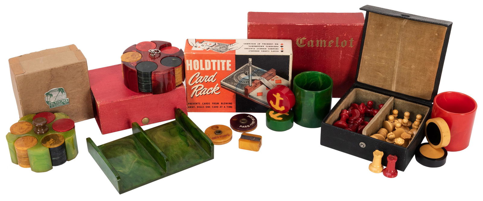 Group of Bakelite and Catalin Gaming Items. Including a (1 of 1)