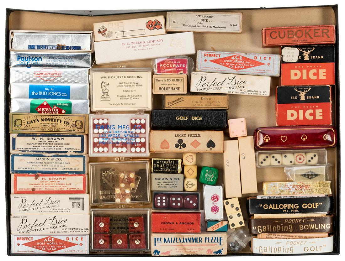 Large Collection of NOS and Game Dice. Bulk early to (1 of 1)