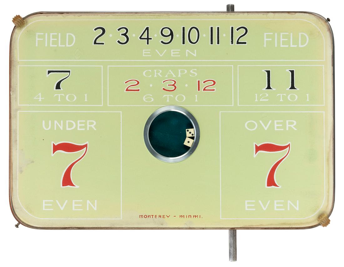 Monterey-Miami Craps Trade Stimulator. Countertop dice (1 of 1)