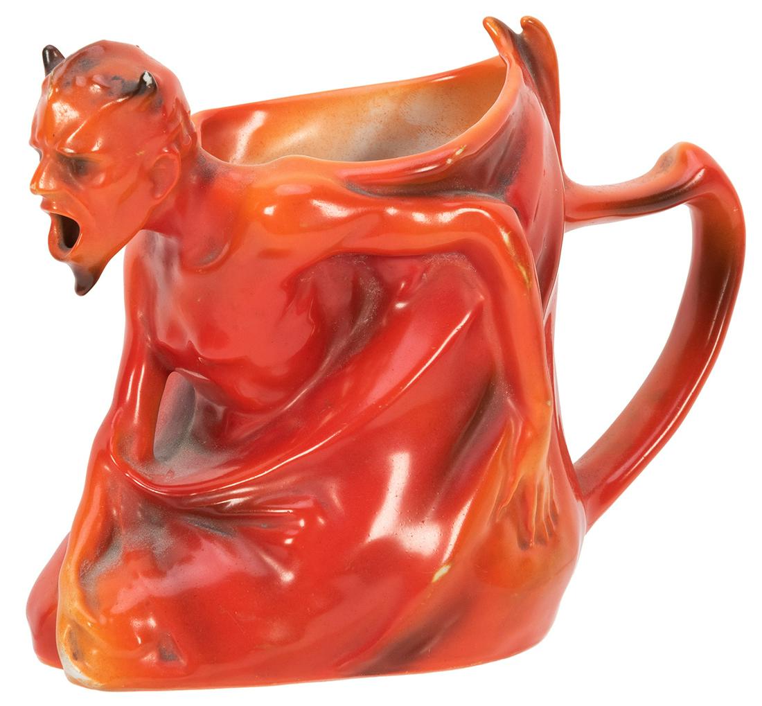 Royal Bayreuth Red Devil Milk. Bavaria: Bayreuth (1 of 2)