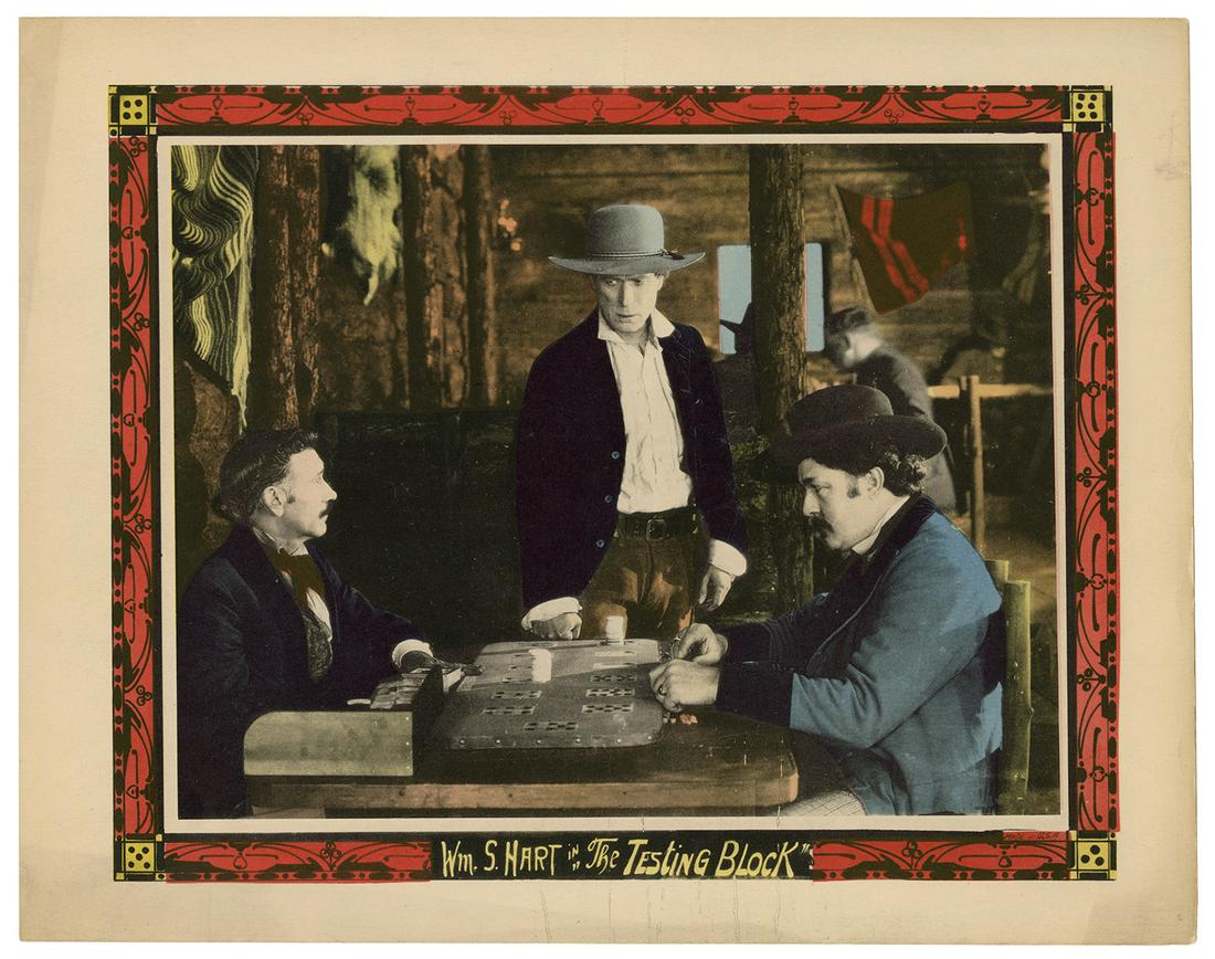 The Testing Block. 1920. Lobby card from the silent (1 of 1)
