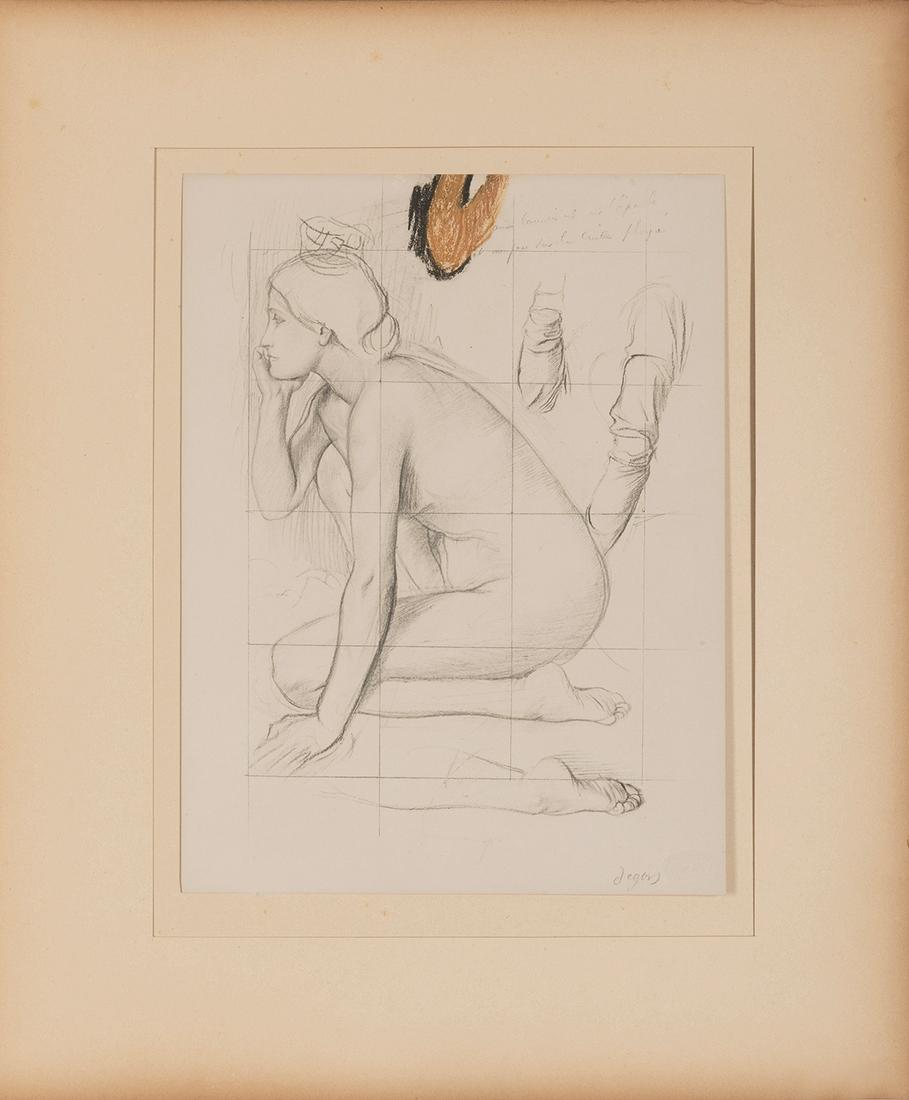 DEGAS, Edgar, after (French, 1834–1917). Vingt Dessins,: DEGAS, Edgar, after (French, 1834–1917). Vingt Dessins, 1861-1896. Paris: Jean Boussod, Manzi, Boyant, & Cie/Goupil & Cie, n.d. [ca. 1897]. Folio (479 x 400mm). Portfolio, [3] pages followed by 