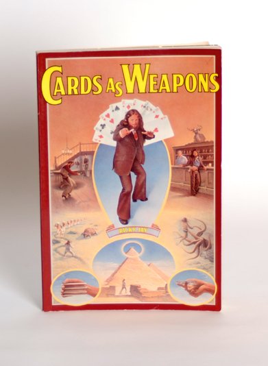Jay, Ricky. Cards as Weapons. New York, 1977. 1st.: Jay, Ricky. Cards as Weapons. New York, 1977. Publisher's pictorial wraps. First (large) paper edition. Illustrated. 8vo. Good condition.