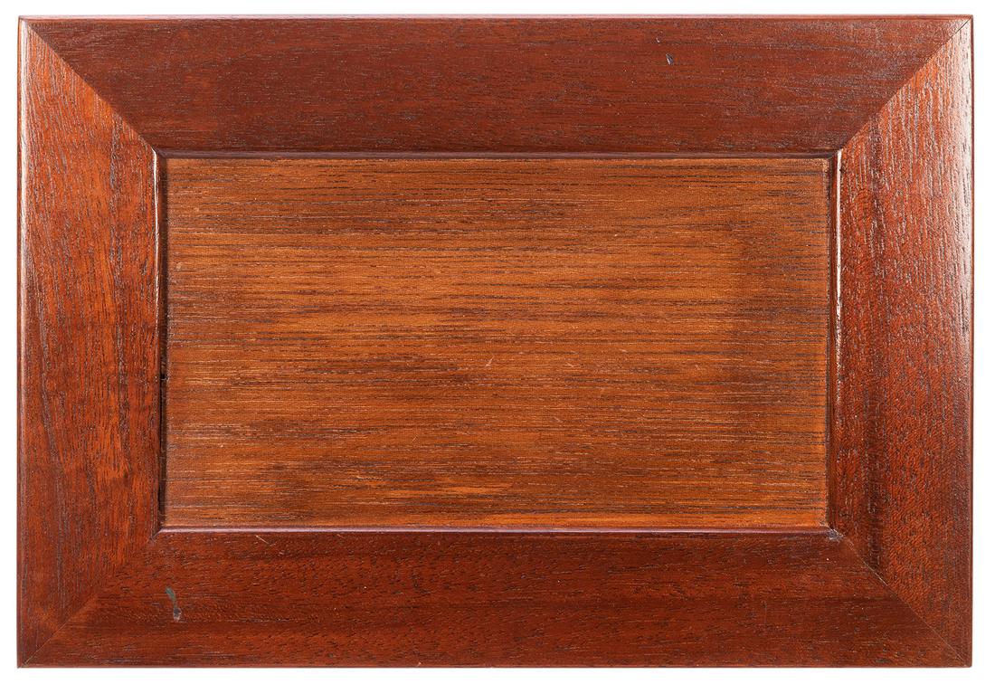 Slicker Coin Tray. Azusa: Owen Magic Supreme, 1980s.: Slicker Coin Tray. Azusa: Owen Magic Supreme, 1980s. Preloaded coins can be secretly secreted from this beautiful wooden tray to create many different effects. 11 ½ x 8”. Very good.