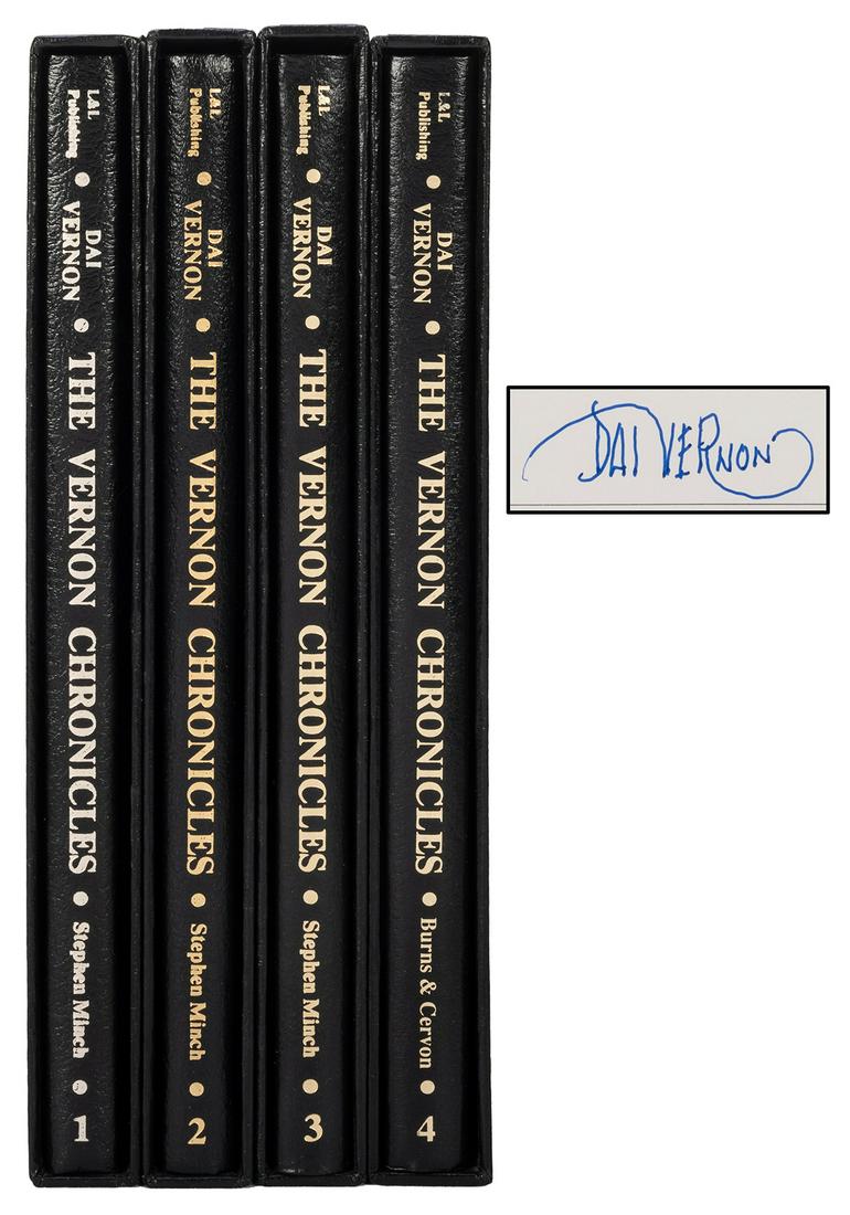 Vernon, Dai. The Vernon Chronicles. L&L, 1987—92.: Vernon, Dai. The Vernon Chronicles. L&L, 1987—92. Four volumes. Including The Lost Inner Secrets; More Lost Inner Secrets; Further Lost Inner Secrets; and He Fooled Houdini. Each from the limite