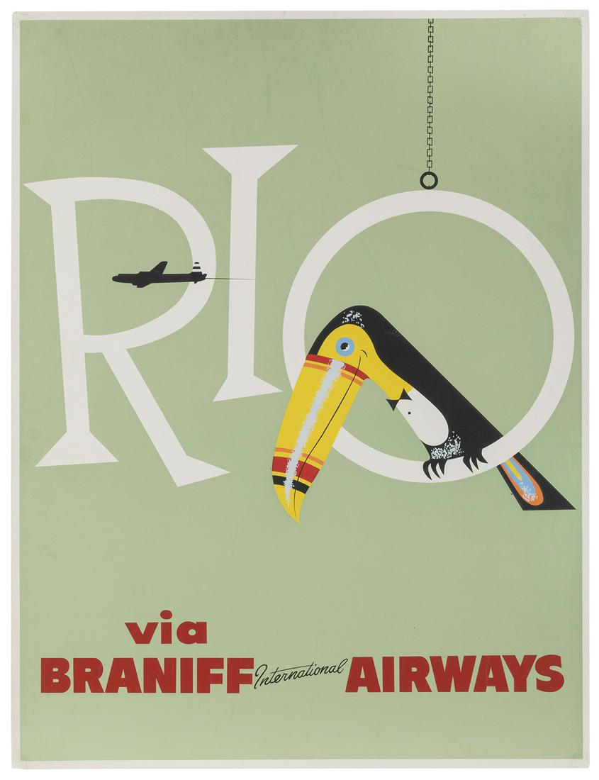 Braniff International Airways / Rio. 1960s. Airline (1 of 1)