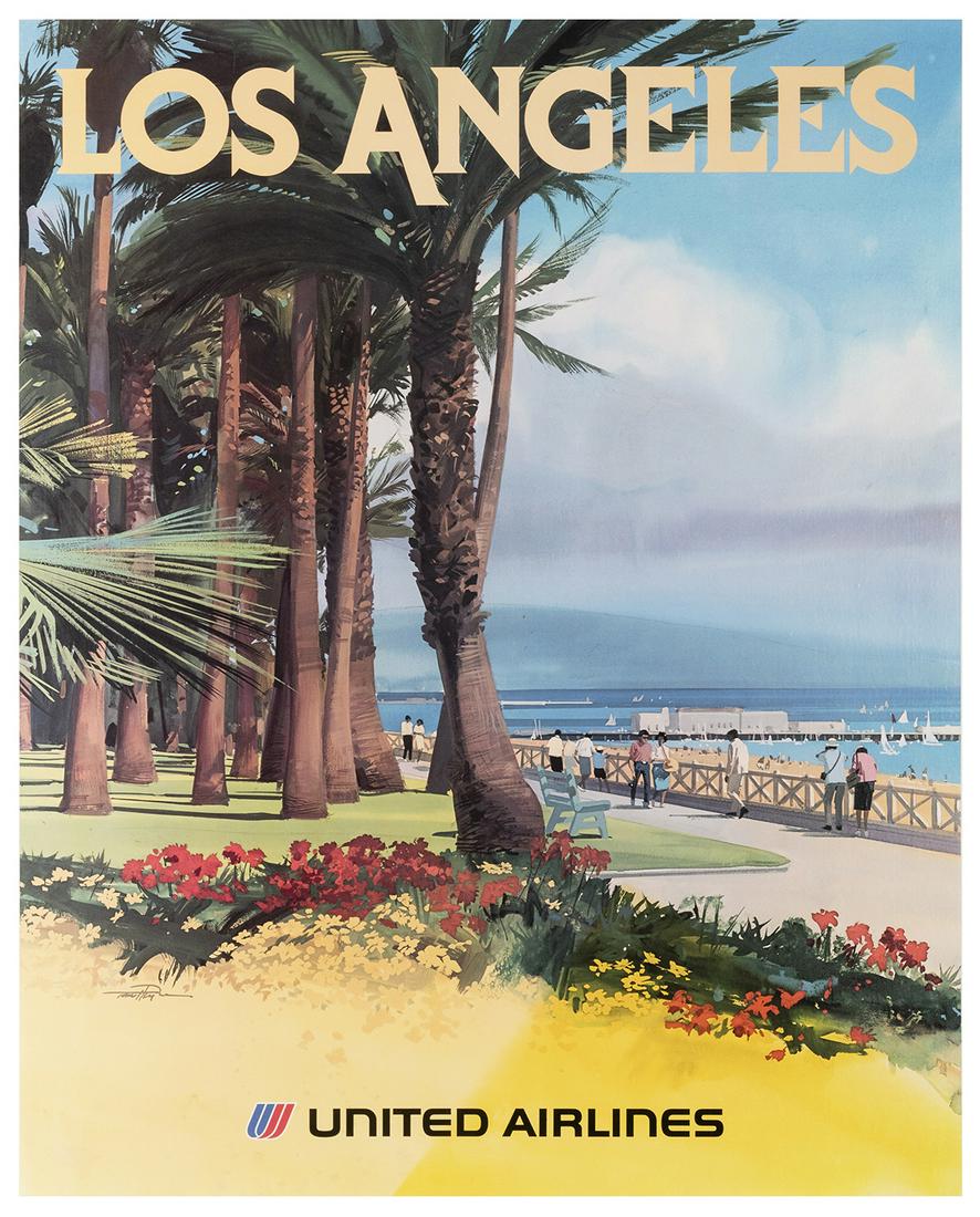 HOYNE, Tom. United Airlines / Los Angeles. 1970s. (1 of 1)