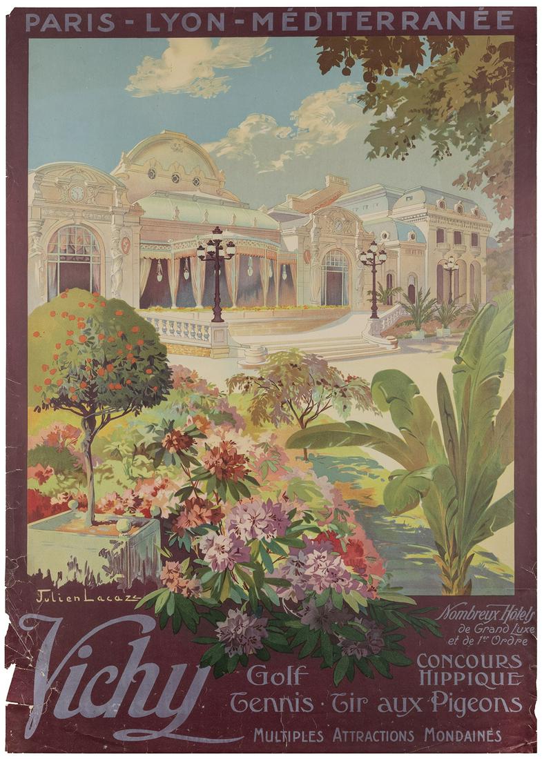 LACAZE, Julien. Vichy / PLM. Paris: Cornille, 1920s. (1 of 1)