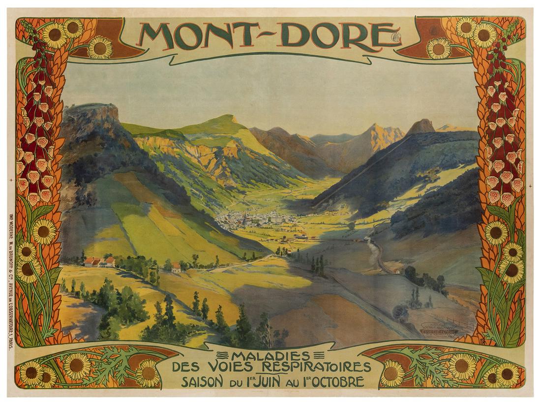 Mont Dore / Maladies. Paris: M. de Brunoff, ca. 1902. (1 of 1)