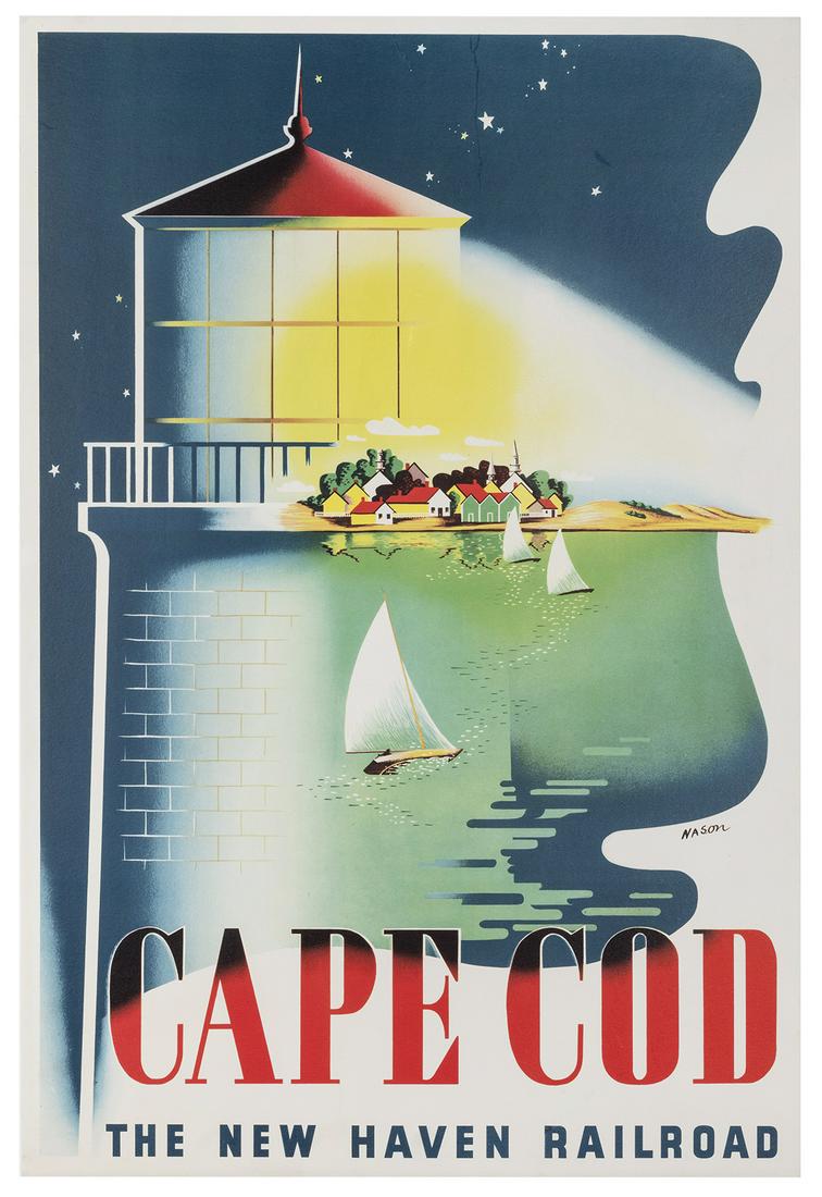 NASON, Ben. New Haven Railway / Cape Cod. Circa 1945. (1 of 1)