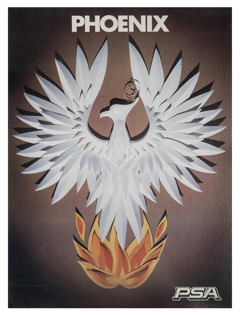 PSA / Phoenix. 1970s. Offset lithograph airline poster (1 of 1)