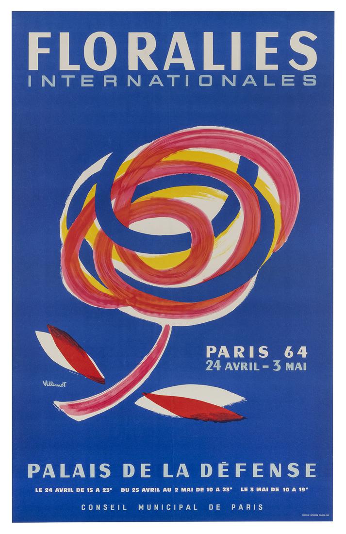 VILLEMOT, Bernard. Floralies Internationales. Paris, (1 of 1)