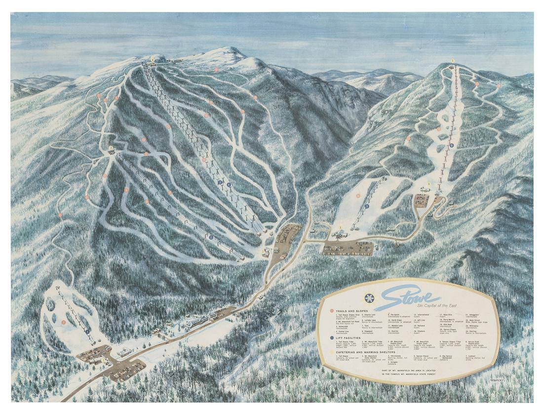 LEWICKI, R. Stowe / Ski Capital of the East. 1963. (1 of 1)