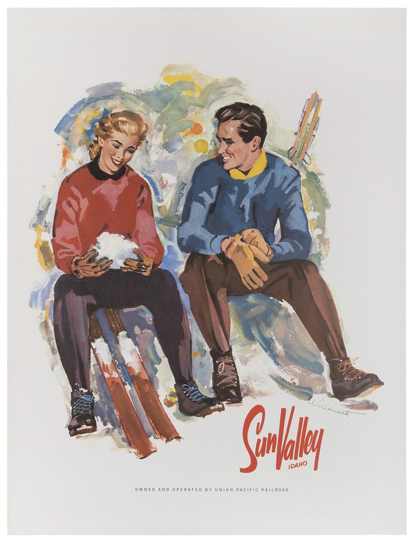 WILLMARTH. Sun Valley Idaho / Union Pacific. 1950s. A (1 of 1)