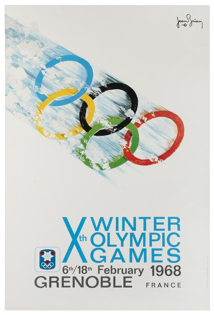 BRIAN, Jean (1910-1990). Xth Winter Olympic Games / (1 of 1)