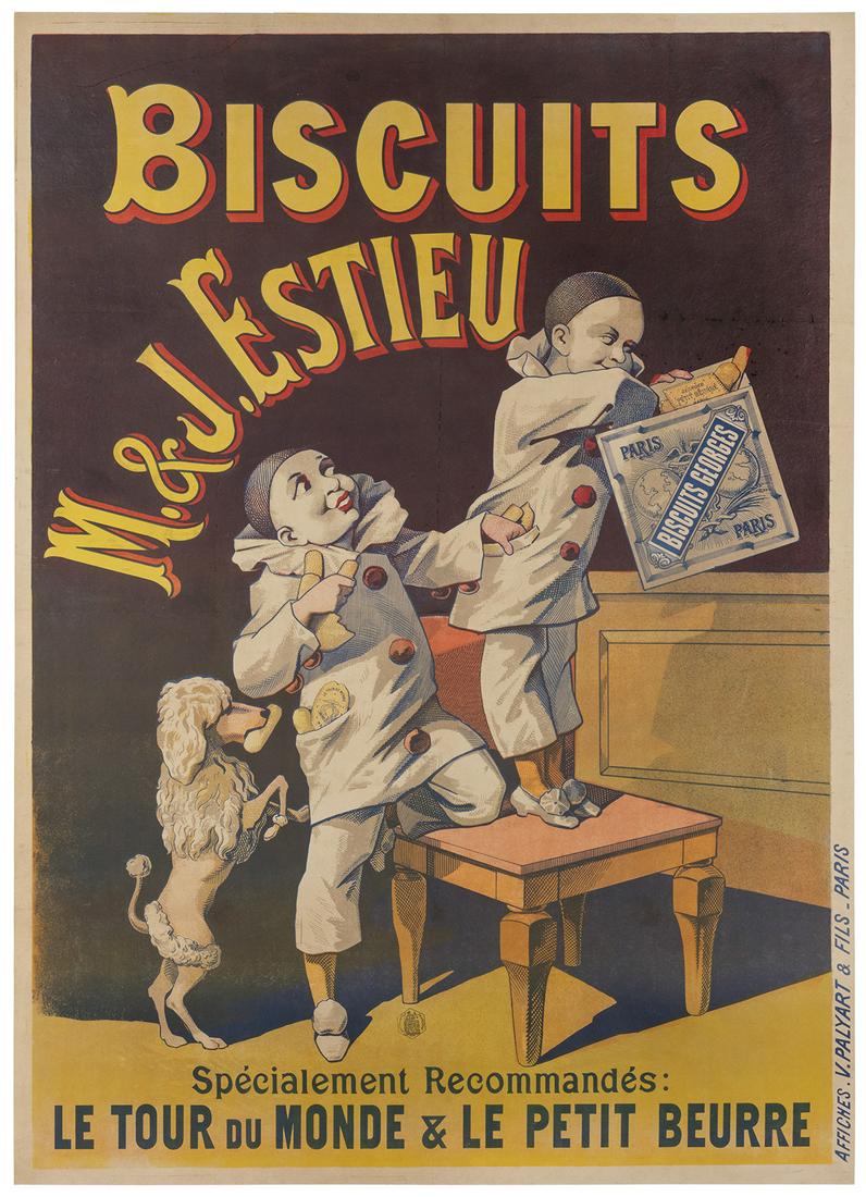 Biscuits M. & J. Estieu. Paris: Palyart, ca. 1890s. (1 of 1)