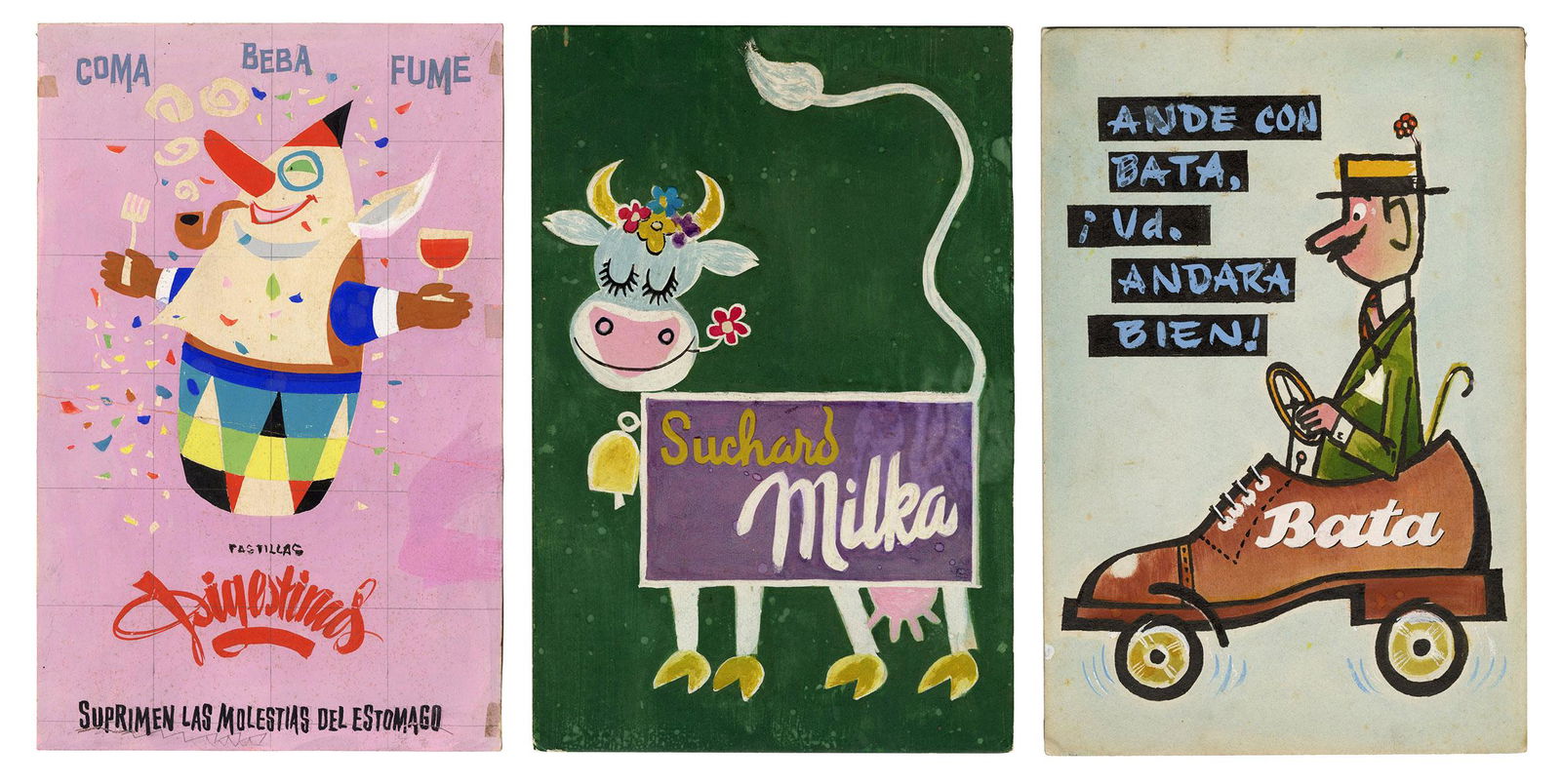 [ILLUSTRATION ART] Three Advertising Poster (1 of 4)