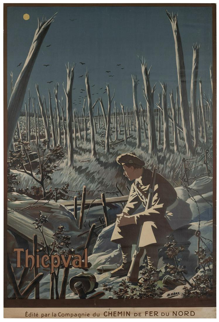 GRAY, Henri Boulanger. Thiepval. Circa 1920s. (1 of 1)