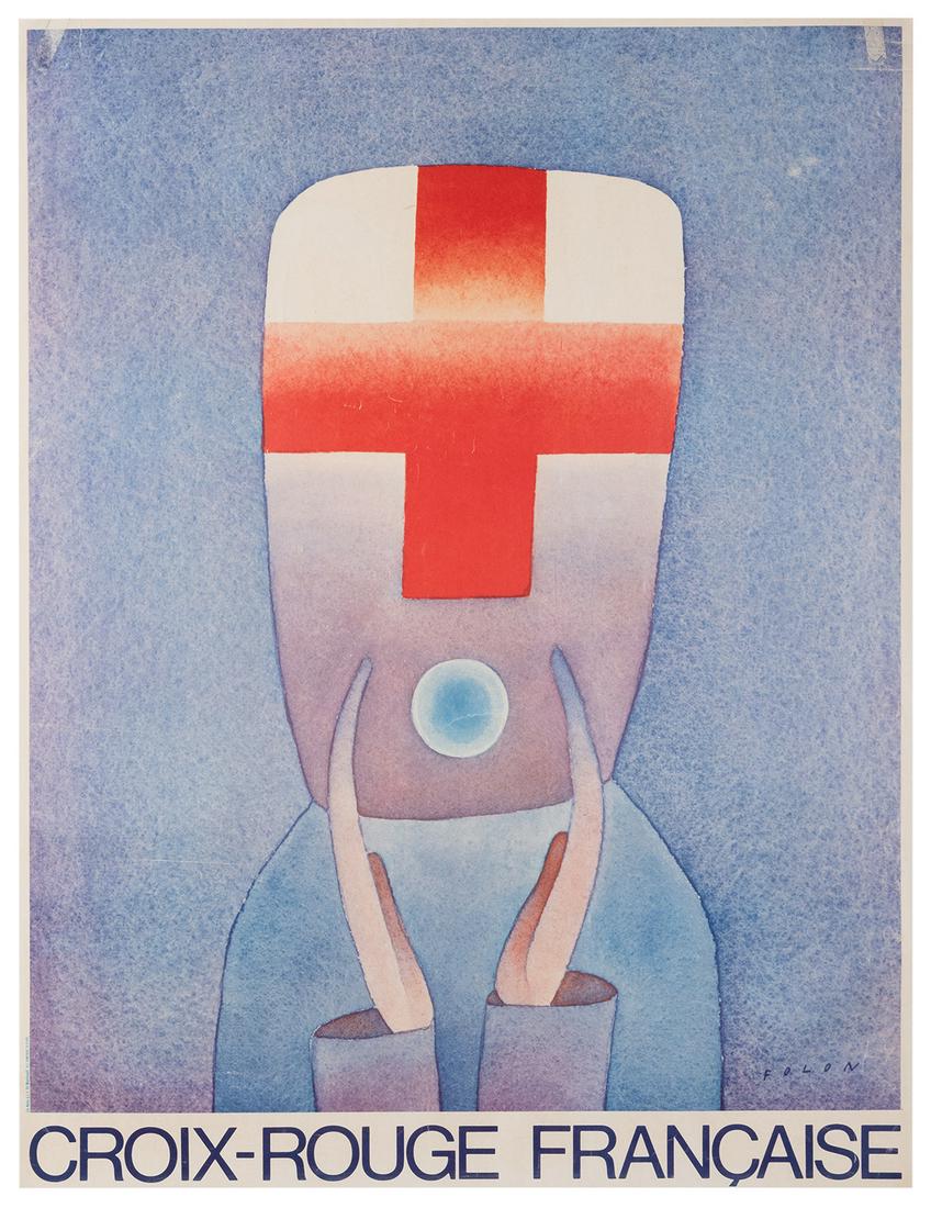 FOLON, Jean Michel (1934–2005). Croix–Rouge (1 of 1)