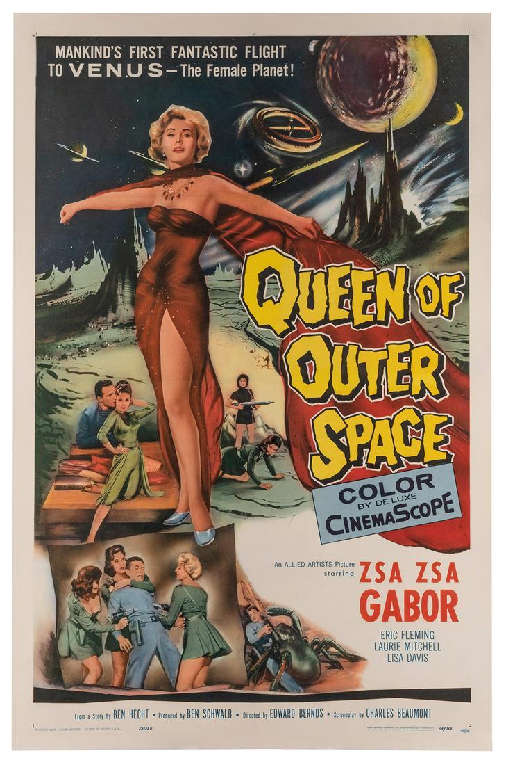 Queen of Outer Space. Allied Artists, 1958. One sheet (1 of 1)