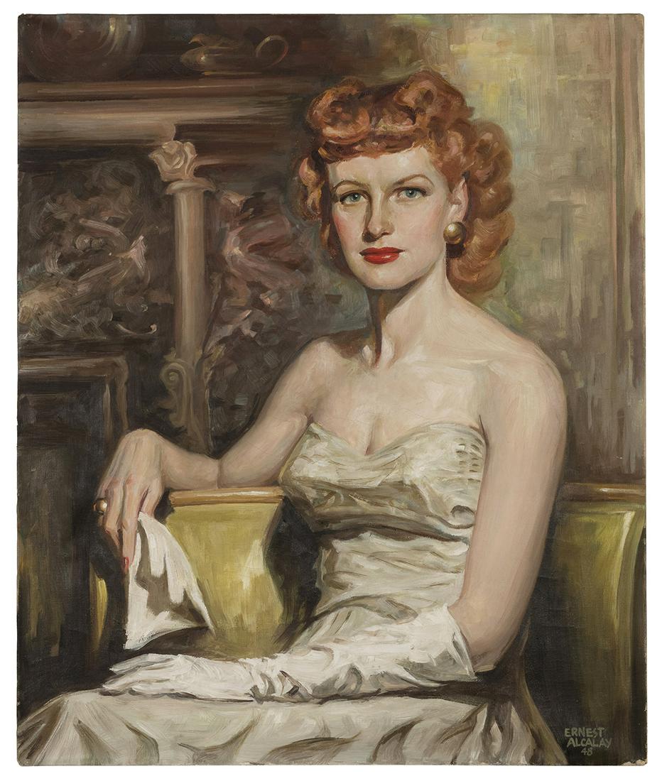 ALCALAY, Ernest (California, 20th Century). Portrait of (1 of 1)