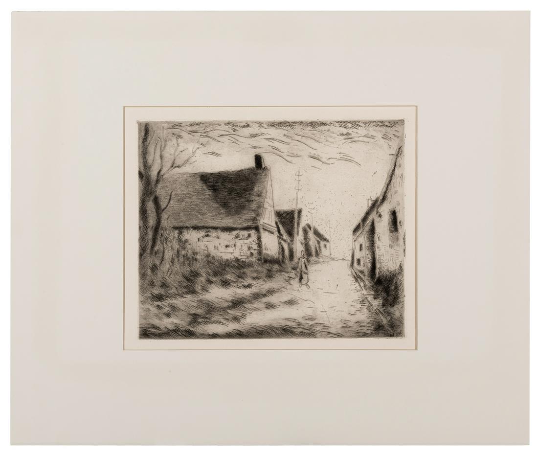 VLAMINCK, Maurice de (1876-1958). Boissy-les-Perches. (1 of 2)