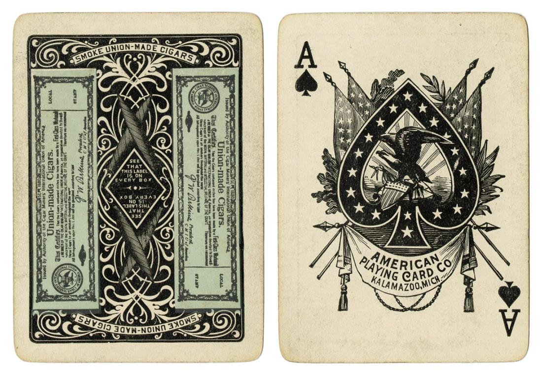 [Tobacciana] Two Cigar Advertising Playing Card Decks.