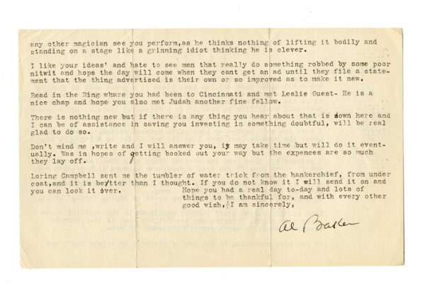 Coll. of 13 magic-related letters to Earl Violet - 5