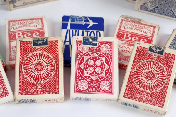 18 packs of playing cards owned/used by Dai Vernon - 2