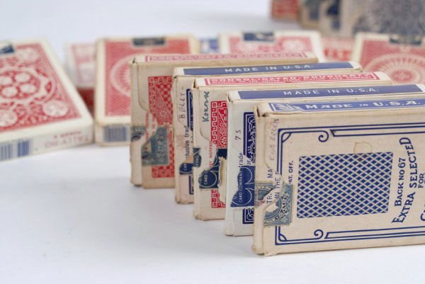 18 packs of playing cards owned/used by Dai Vernon - 3