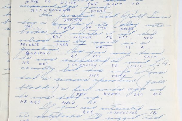 Archive of 116 letters from Faucett Ross to Bruce C: Ross, Faucett. Archive of 116 letters from Faucett Ross to Bruce Cervon. This archive spans the years 1966-1972. Ross, writing in his characteristic longhand, writes at length about tricks and routini