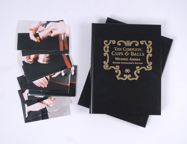 Ammar, Michael. The Complete Cups and Balls. : Ammar, Michael. The Complete Cups and Balls. Tahoma, 1998. Number 3 of the publisher's limited deluxe edition bound in leather with matching slipcase. 4to. Very good condition. Signed by Ammar. With: 