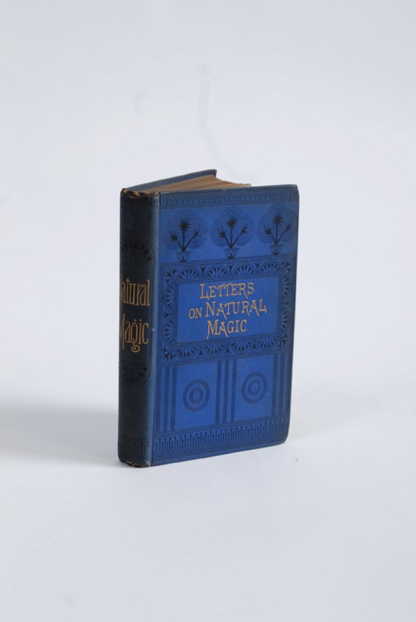 Brewster, David. Letters on Natural Magic.: Brewster, David. Letters on Natural Magic. London, 1882. Publisher's bright blue cloth stamped in black and gold, illustrated. Gilded edges. Spine lightly toned, otherwise very good condition.