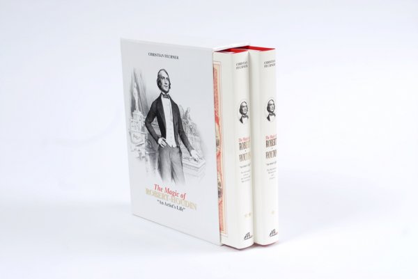 Fechner, Christian. The Magic of Robert-Houdin.: Fechner, Christian. The Magic of Robert-Houdin, An Artist's Life. Boulogne, 2002. Publisher's cloth, illustrated, including color plates. Two volumes in publisher's pictorial slipcase, as issued. 4to.