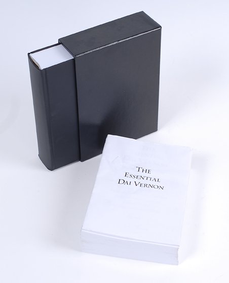 Ganson, Lewis. The Essential Dai Vernon. Tahoma, 2: Ganson, Lewis. The Essential Dai Vernon. Tahoma, 2009. Printer's proofs (unbound, but gathered and folded signatures) and the check copy for the deluxe, slipcased, leatherbound edition. Both in good c