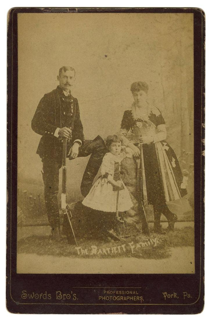 [SHARPSHOOTERS] Cabinet Photo of the Bartlett Family of (1 of 1)