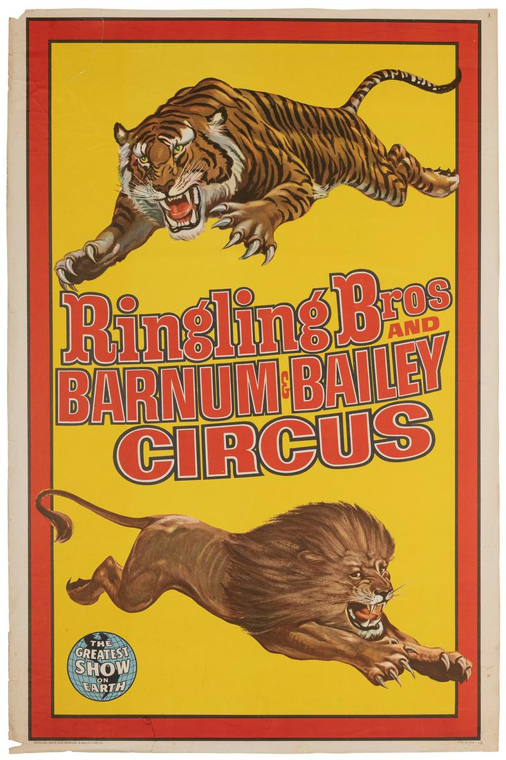 Ringling Bros. and Barnum & Bailey Circus / [Lion and (1 of 1)