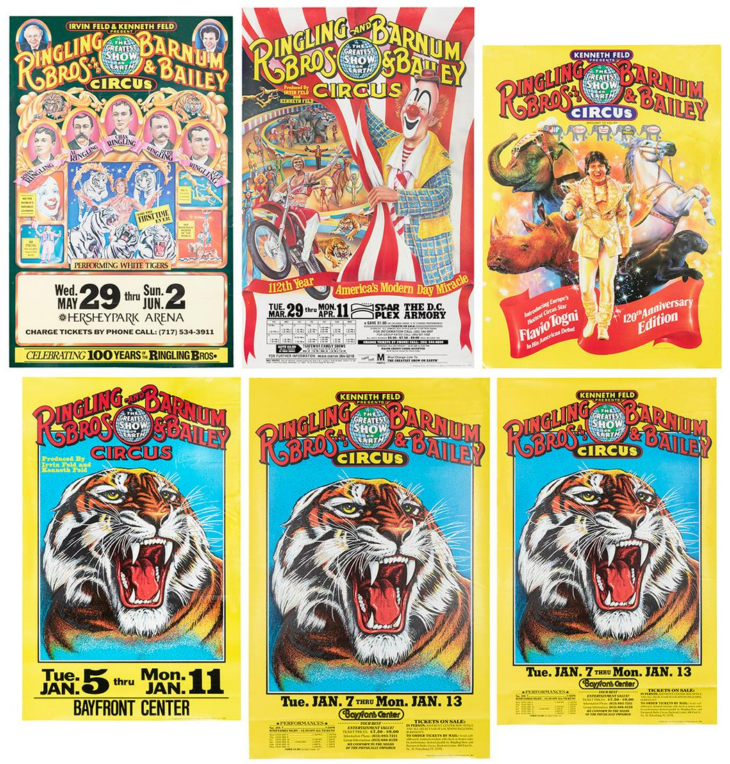 Lot of 6 Ringling Bros. and Barnum & Bailey Circus (1 of 7)