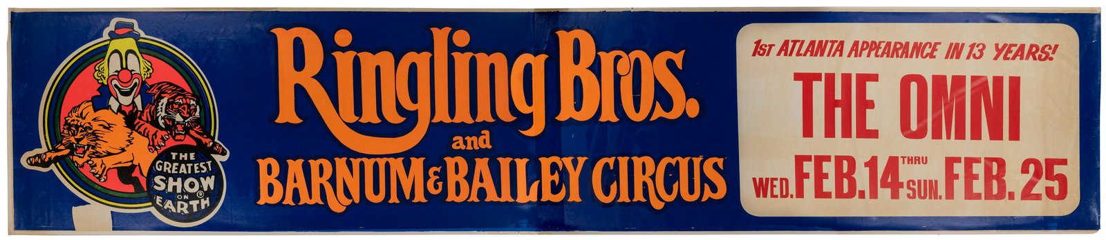 Ringling Bros. and Barnum & Bailey Circus Banner (1 of 1)