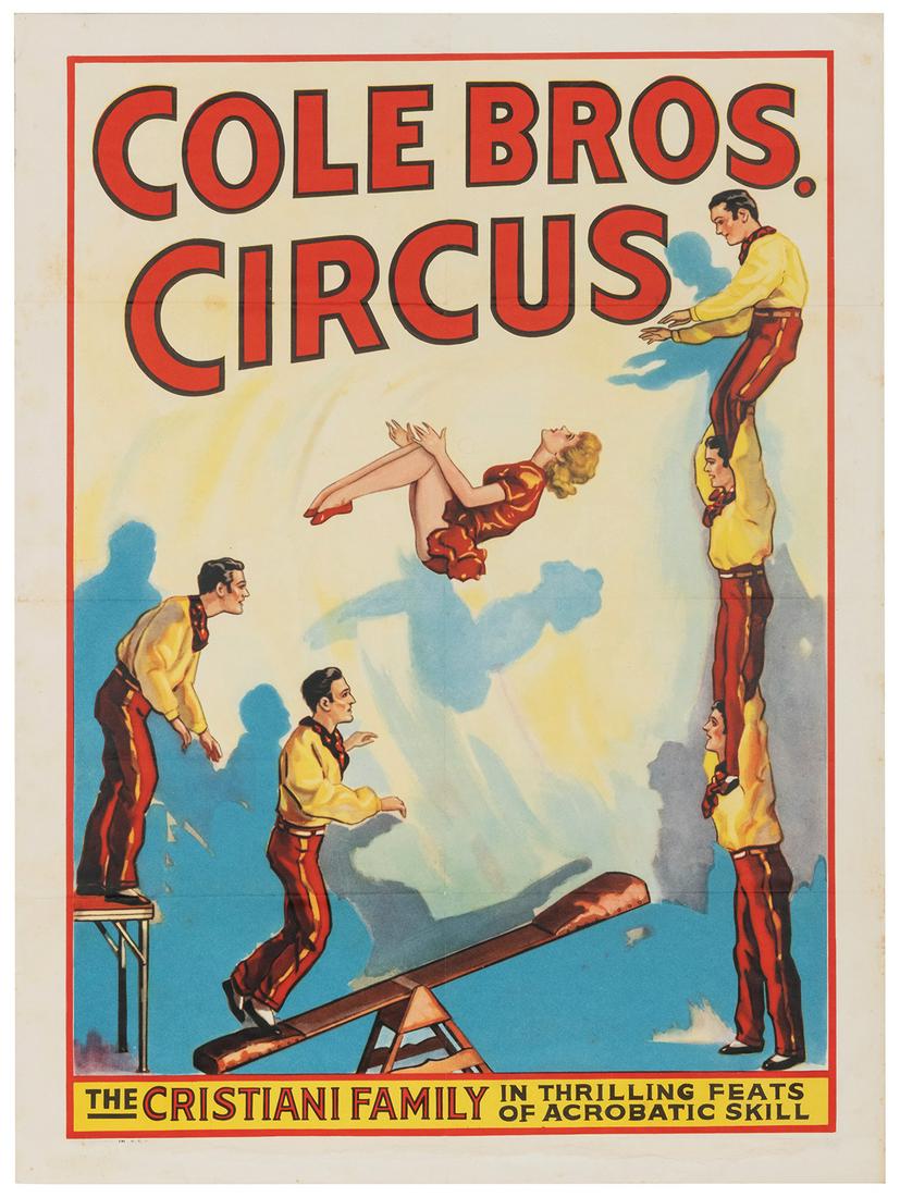 Cole Bros. Circus / The Cristiani Family. USA, ca. (1 of 1)