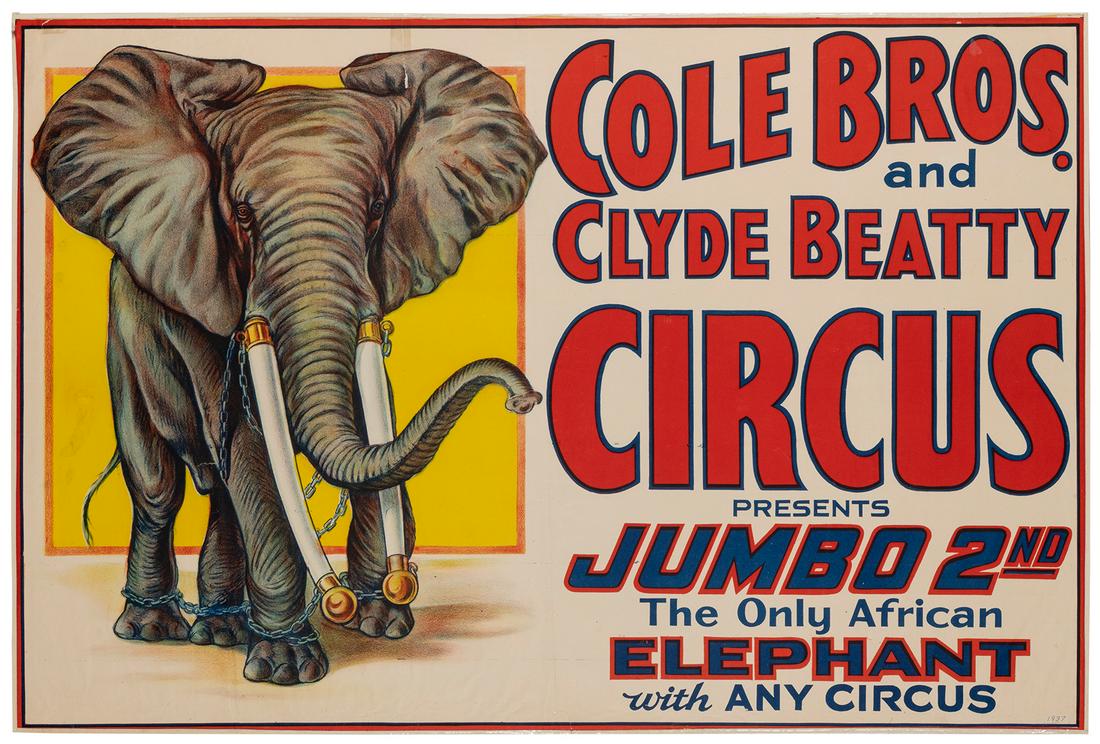 Cole Bros. and Clyde Beatty Circus / Jumbo the 2nd. (1 of 1)