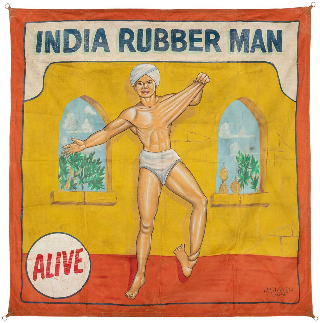 India Rubber Man Sideshow Banner. Tampa, FL: Jack (1 of 2)