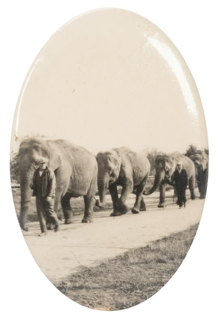 Two Celluloid Circus Pocket Mirrors. Including: (2) (1 of 3)