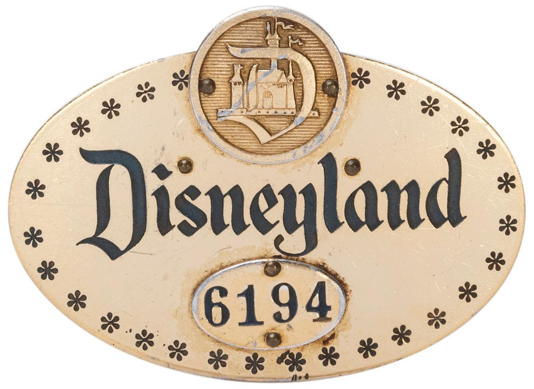 Disneyland Cast Member Pin. Disneyland, ca. 1950s. Very (1 of 1)