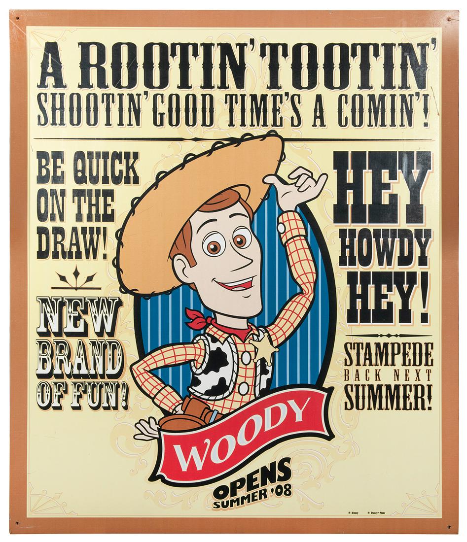 Toy Story Mania Coming Soon Poster. Disneyland, 2008. (1 of 1)